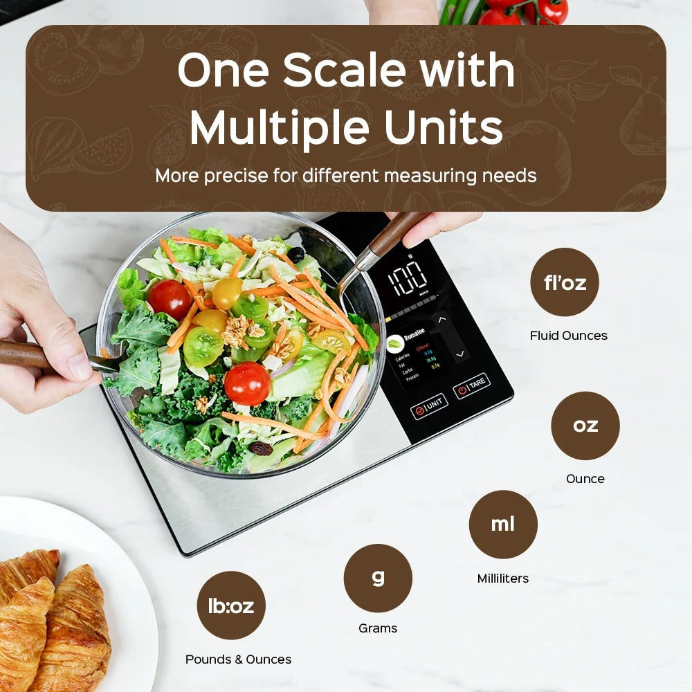 Oak & Theory Smart Nutrition Scale