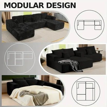 Oak & Theory Boneless Cloud Couch