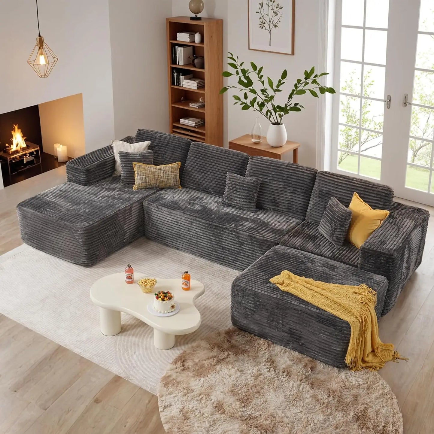 Oak & Theory Boneless Cloud Couch