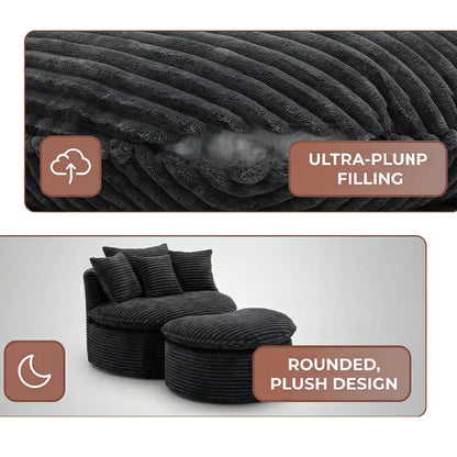 Oak & Theory Boneless Cloud Lounge Chair