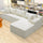 Oak & Theory - Boneless Cloud Sectional Couch with L-Shape Chaise