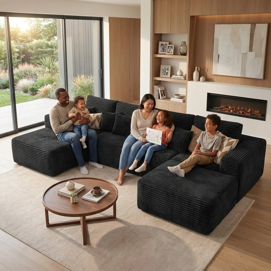 Oak & Theory Boneless Cloud Couch