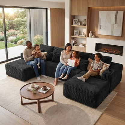 Oak & Theory Boneless Cloud Couch