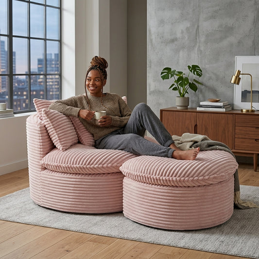 Oak & Theory Boneless Cloud Lounge Chair